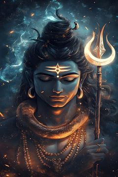 The Super Power Of Shiva by Art Kingdom