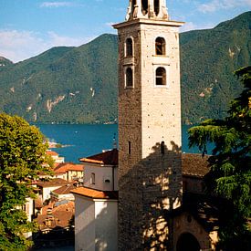 Lake Lugano church I Ticino, Switzerland by Floris Trapman