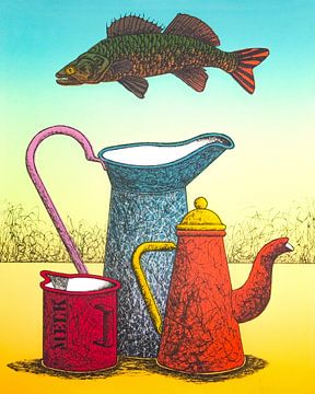 Jugs With Fish