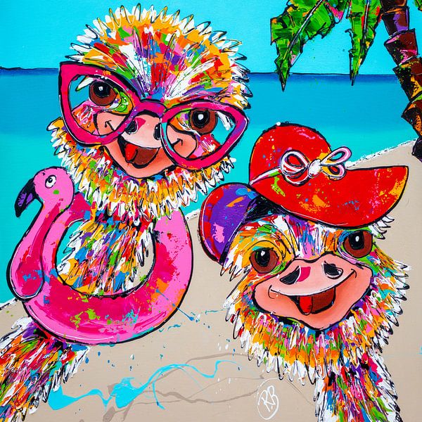 Let's swim by Happy Paintings / Renata Rolefes