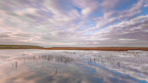 Avondstilte bij de Oesterput in Zeeland