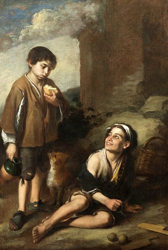 Bolome Esteban Murillo,Uitnodiging voor een spelletje Argolla, 1