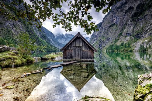 Hangar à bateaux au Fischunkelalm