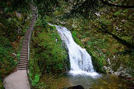 Next to the stairs by Frank's Awesome Travels