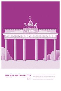 Brandenburger Tor Berlijn van Michael Kunter
