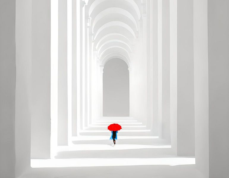 Red umbrella van Eye on You