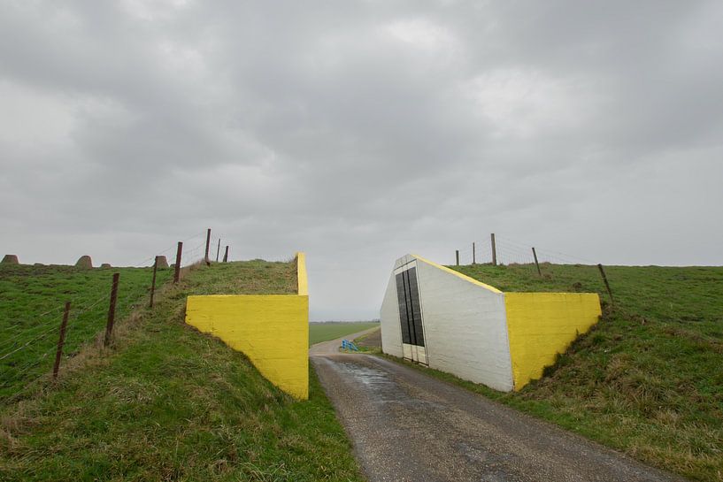 Gelber Deichdurchlass, Carel Coenraadpolder von M. B. fotografie
