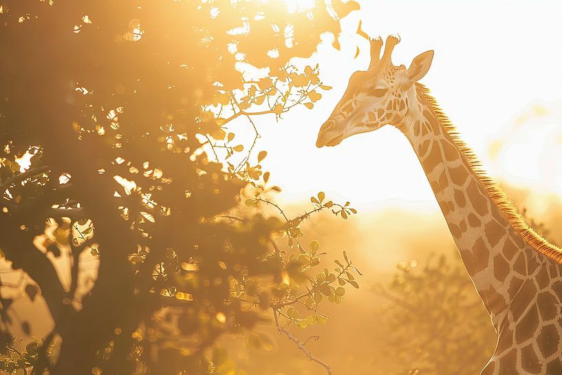 Giraffe by Poster Art Shop