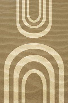 Japandi zand van Kirtah Designs