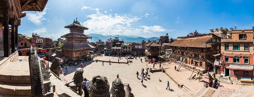 Bhaktapur in Nepal van Jan Schuler