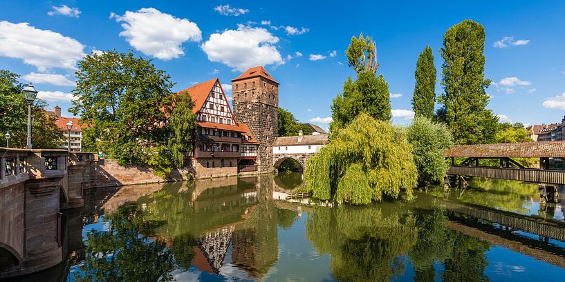 La vieille ville de Sebalder à Nuremberg par Werner Dieterich