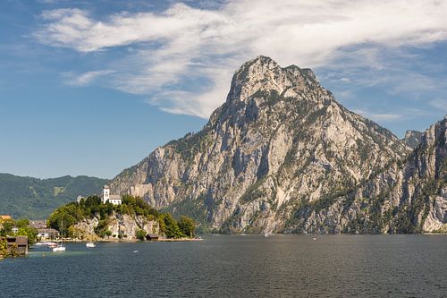 Aan de Traunsee in Oostenrijk