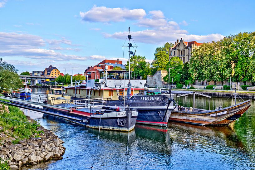 Historische Schiffe in Regensburg von Roith Fotografie