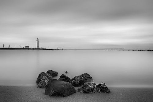 Rust bij de vuurtoren