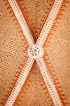 Plafond van het Rijskmuseum in Amsterdam van Victor van Dijk