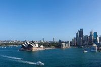 Sydney, Australie. L'Opéra de Sydney est un centre d'art célèbre. Il a été conçu par l'architecte da