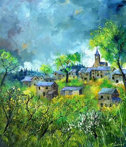 Lente op mijn platteland