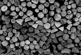Pile of logs by HappyTravelSpots