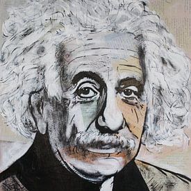 Albert Einstein E = mc2 sur Kathleen Artist Fine Art