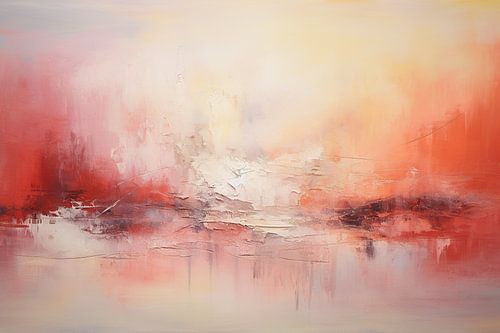 Abstrakte rote Malerei