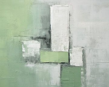 Groen Abstract | Abstract Groen van ARTEO Schilderijen