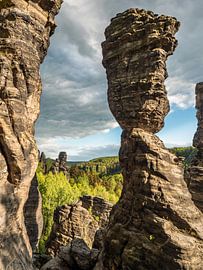 Bielatal, Suisse saxonne - Grande colonne d'Hercule