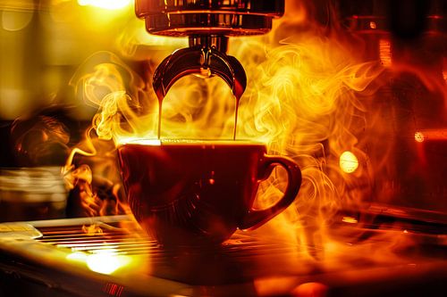 kopje koffie of cappuccino