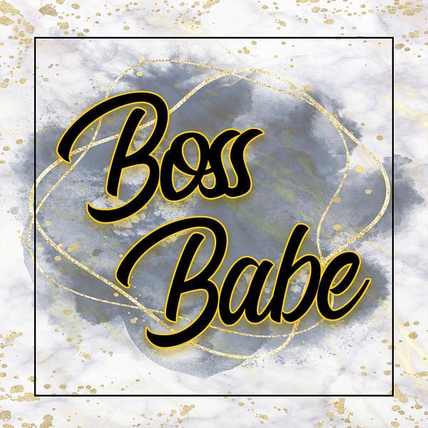 BOSS Babe - marble with gold inclusions by ADLER & Co / Caj Kessler