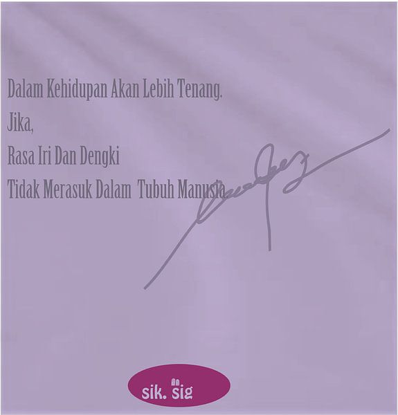 Indonesische kunstmotivatie door sik.sig van SIK SIG