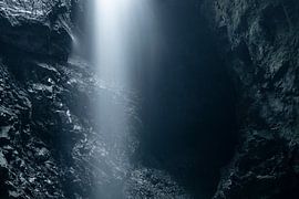Hidden light in a gorge in the Allgäu