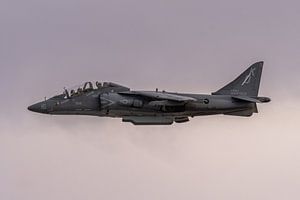 Ich liebe es laut! Der Klang der Freiheit. Ein McDonnell Douglas TAV-8B Harrier II bei der Landung a