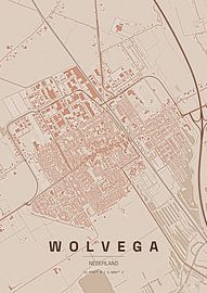 Stadtplan von Wolvega von Stef van Campen