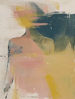 Modern abstract in pastel colours