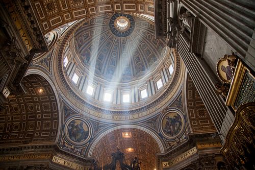 Dome of Saint Peter's Basilica in Rome, Italy