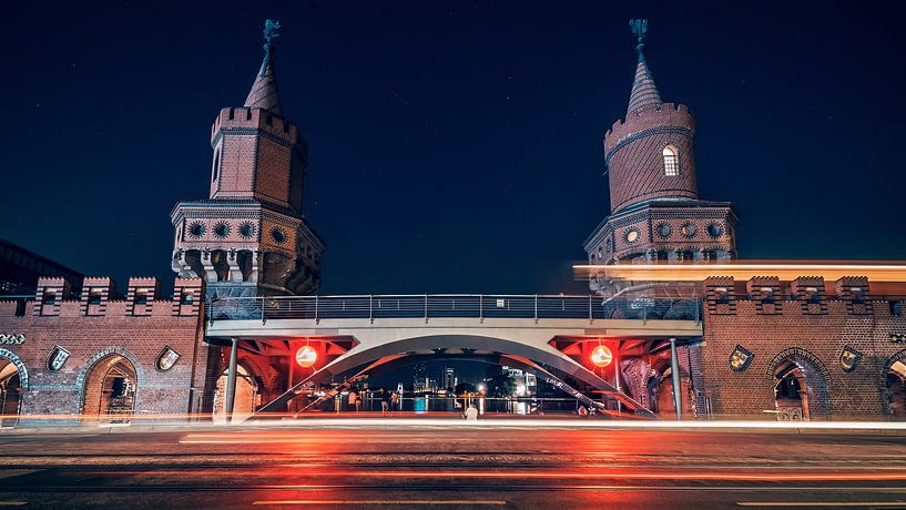 Berlin - Oberbaum Bridge van Alexander Voss