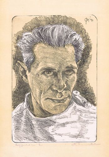 Otto Hanrath, Zelfportret, 1941