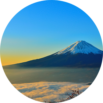 Japan - Mount Fuji bij zonsopgang van Roger VDB