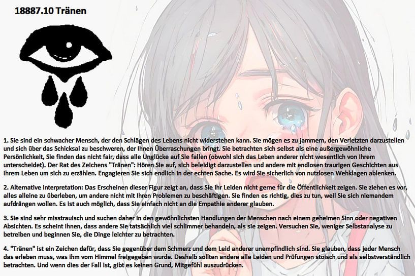 Tränen 18887.10 von Vladimir Zykunov