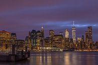 Manhattan Skyline von Rene Ladenius Digital Art Miniaturansicht