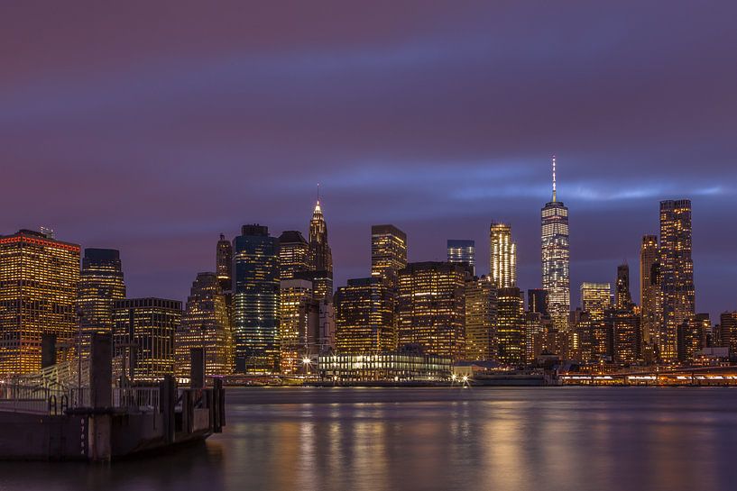 Manhattan Skyline par Rene Ladenius Digital Art