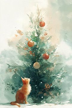 Kerst en Kattenpootjes no.4 van Studio BB