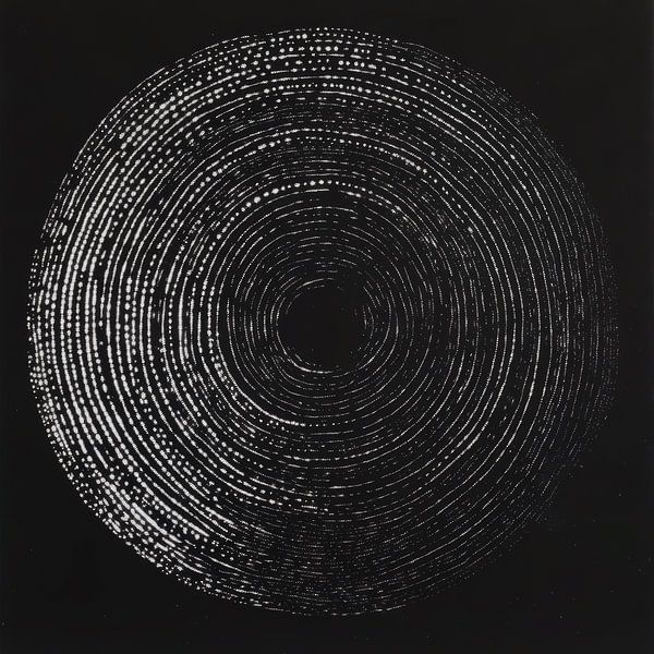 Infinity Circles van Japandi Art Studio