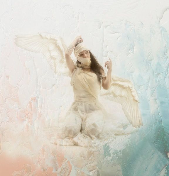 Leda and Swan by Guna Andersone