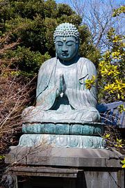 Sérénité à Yanaka - Bouddha au temple Tennoji de Tokyo sur Matthias Hauser
