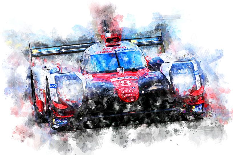 Fernando Alonso, Toyota, Le Mans 2018 by Theodor Decker