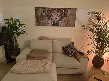 Customer photo: Woman Gold Modern by Art Whims