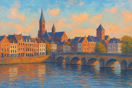 Maastricht, the Netherlands painting. by Johannes