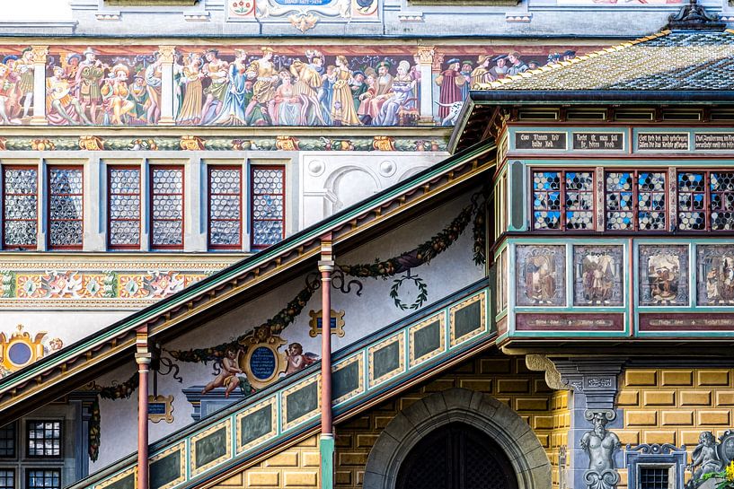 Façade de l'ancien hôtel de ville de Lindau par Dieter Walther