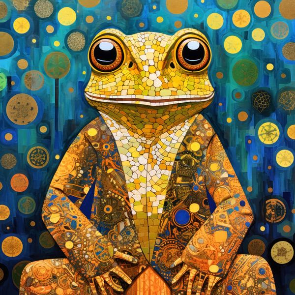 Goldener Frosch von ARTemberaubend