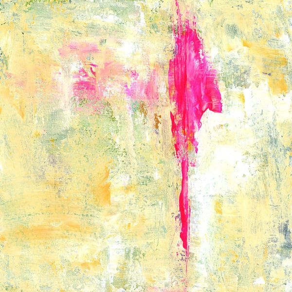 Pink in the middle vertical by Karen Kaspar